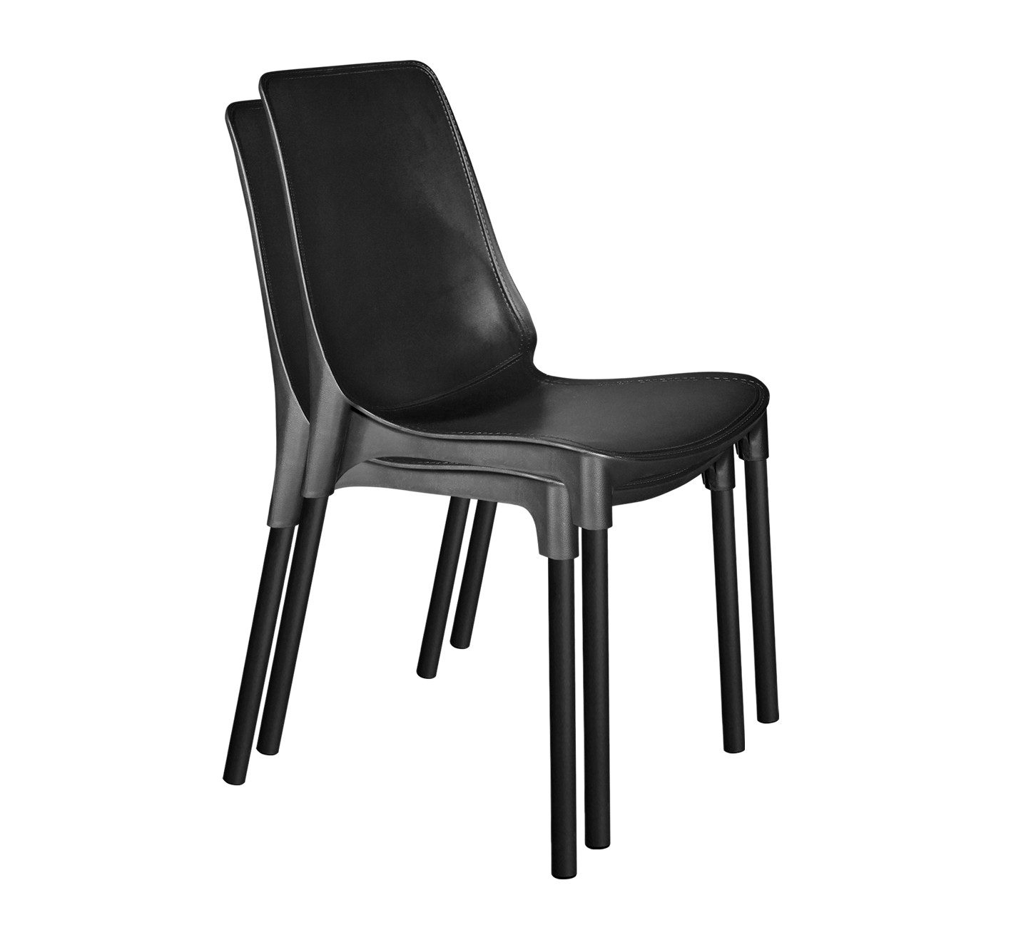 Фото Стул Sheffilton SHT-ST75/S424 черный/черный муар 5