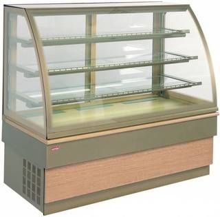 Витрина кондитерская UNIS 150 double glass, grey