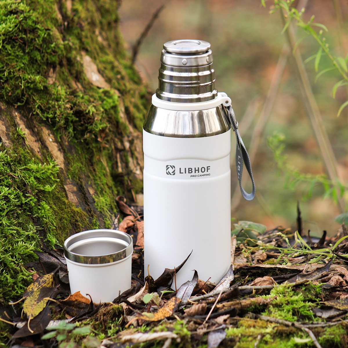 Фото Термос бытовой Libhof TM-1000 Arctic white 1,0 л — арт. libtm1000w 4