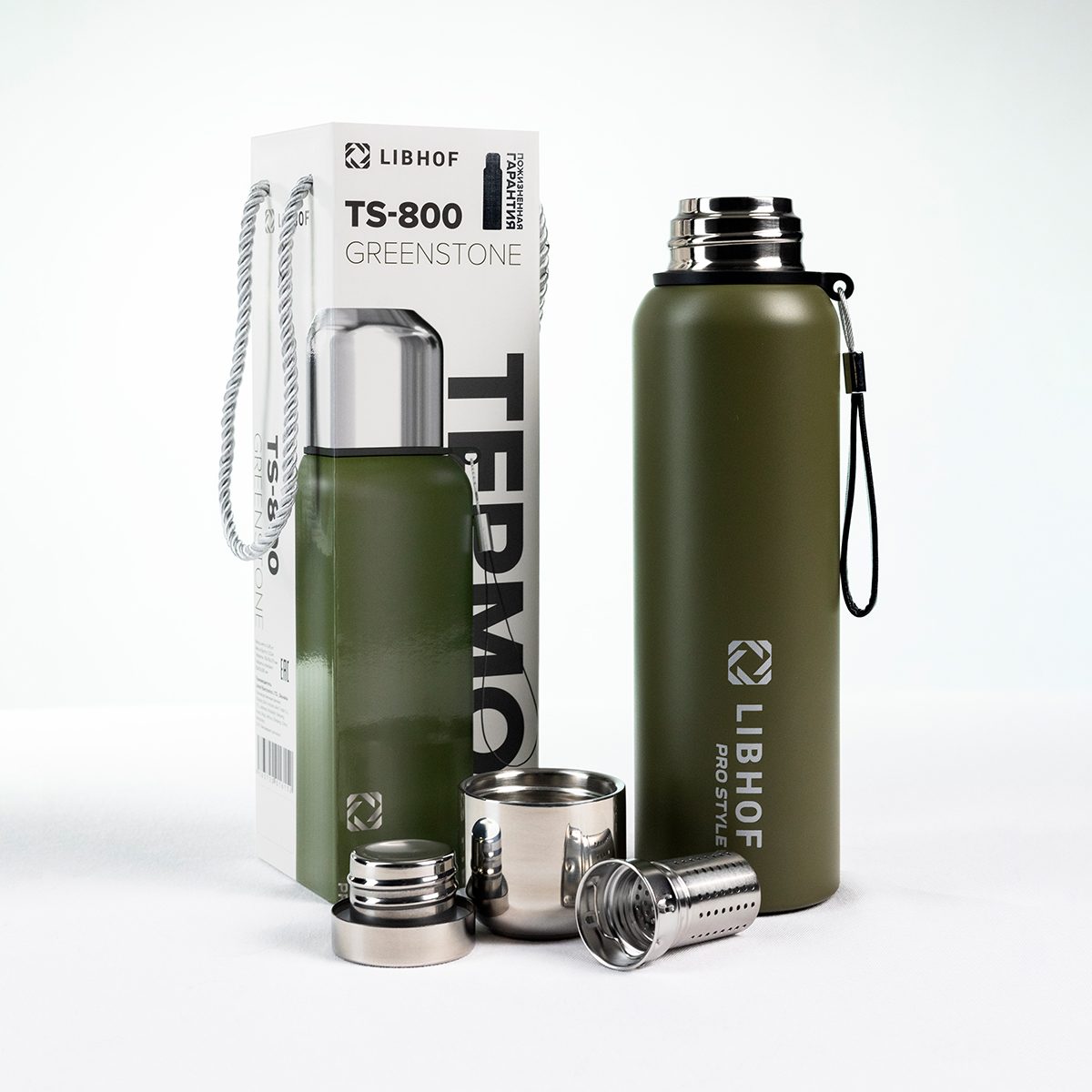 Термос бытовой Libhof TS-800 8 л артикул libts800g