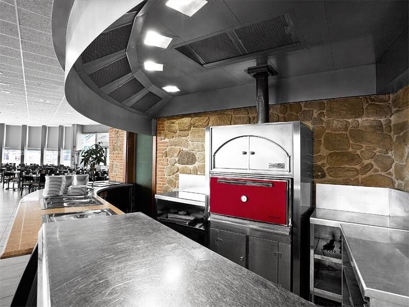 Фото Печь на твердом топливе (хоспер) Josper HJX-45/L ACX-P Burgundy 1