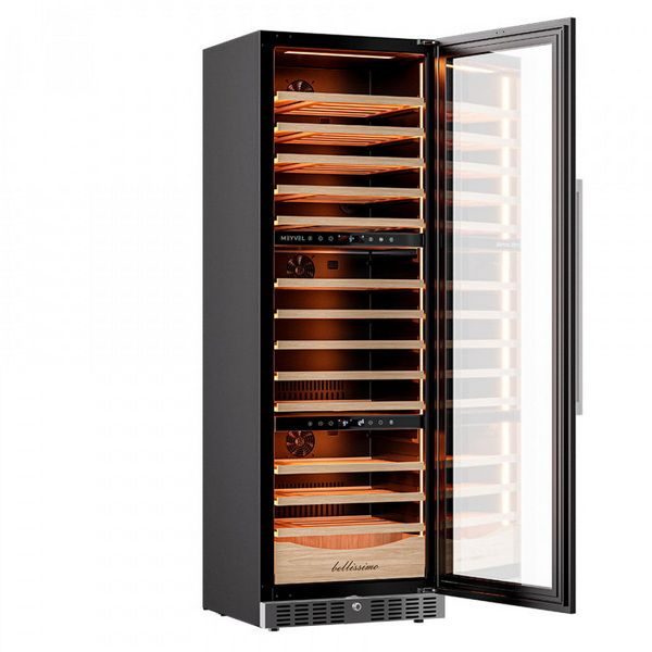Фото Шкаф винный Meyvel MV98-KST3 (Slim) компрессорный 25