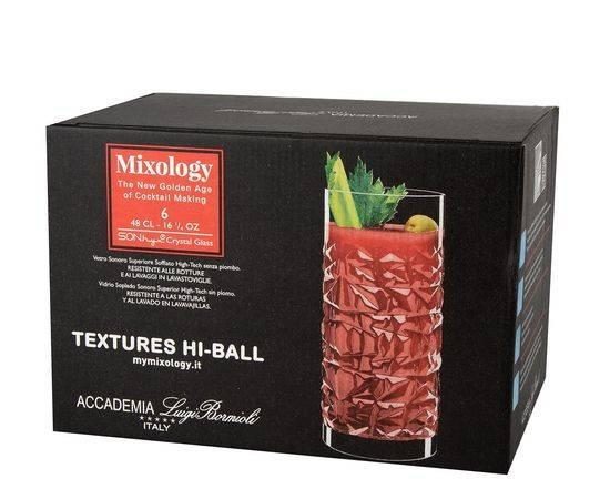 Фото Набор стаканов высоких Luigi Bormioli Mixology Charme 480 мл, хрустальное стекло, 6 — арт. LUI0022 2