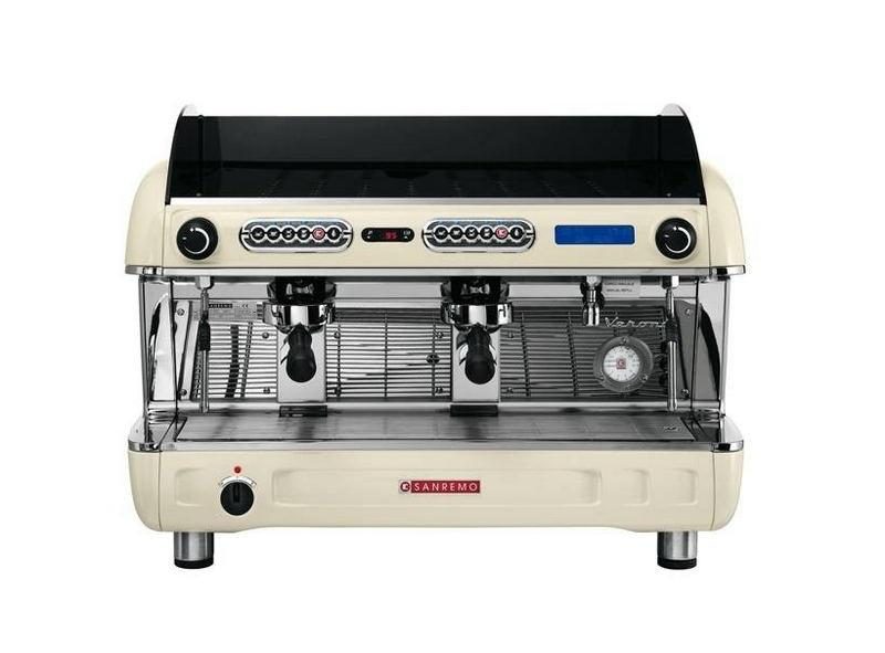Кофемашина рожковая RS 2гр. 220В белая