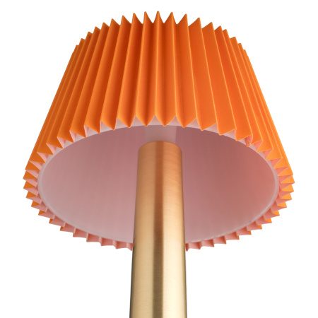 Фото Светильник настольный MGline LED PINE D 135 мм, H 265 мм, оранжевый 2