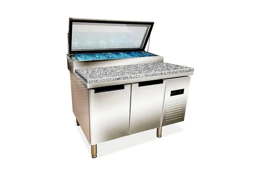 Фото Стол для пиццы CLSY Saladetta 120 камень 1