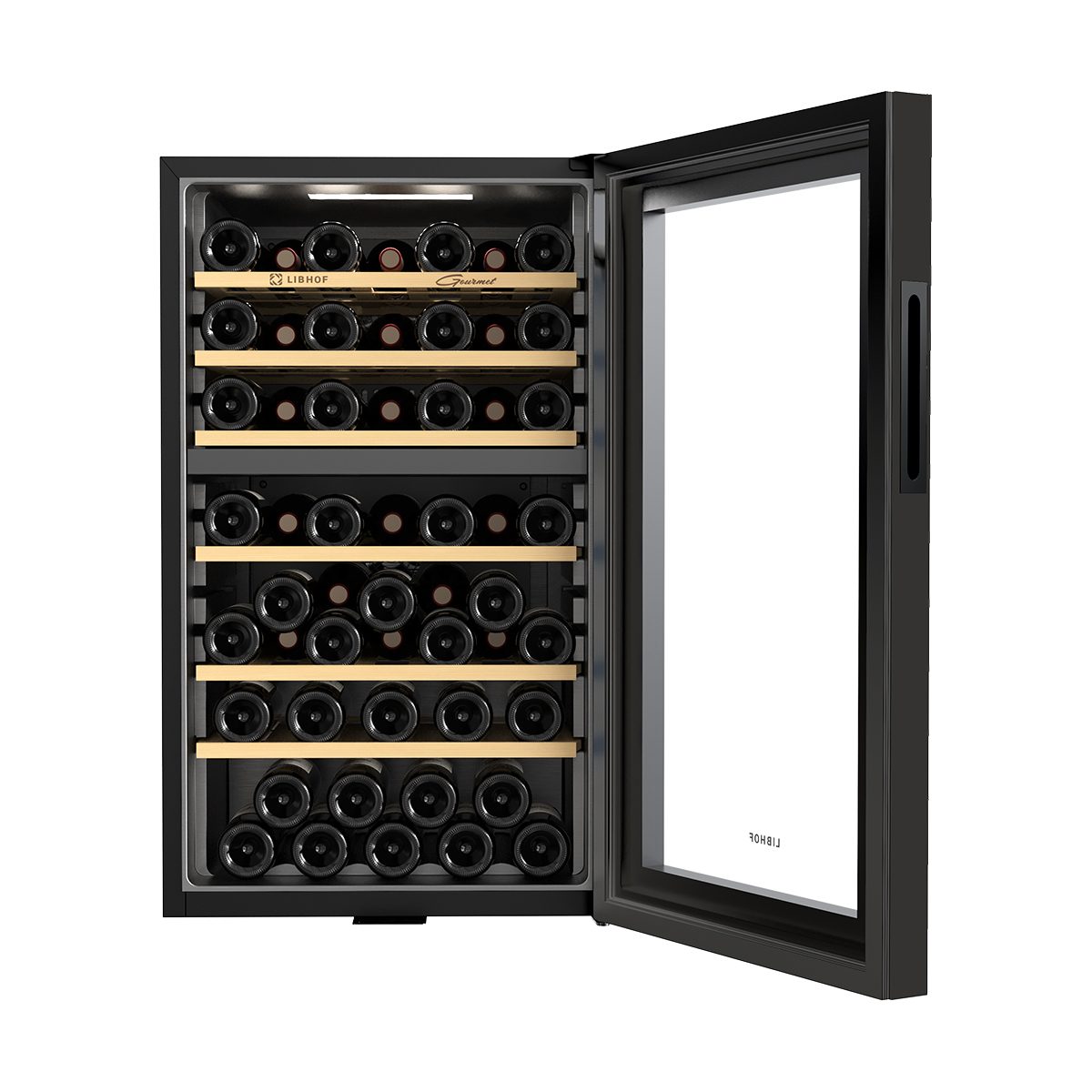 Фото Шкаф винный Libhof GMD-54 black — арт. libgmd54b 12