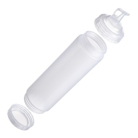 Фото Емкость для соуса Gastroplast 750 мл, D 70 мм, H 270 мм, 2 крышки прозрачная артикул 79690 1