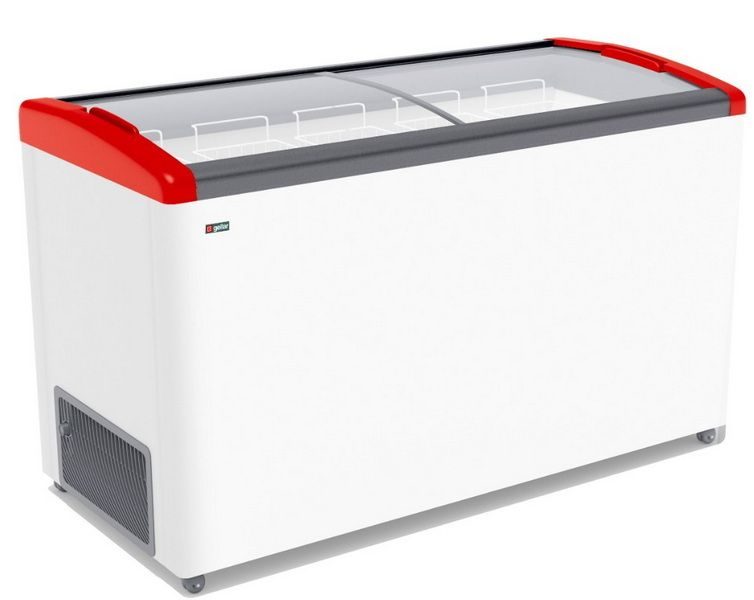 Морозильный ларь Gellar FG 500 E красный