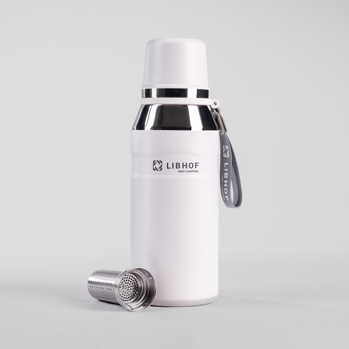 Фото Термос бытовой Libhof TM-1000 Arctic white 1,0 л — арт. libtm1000w 7