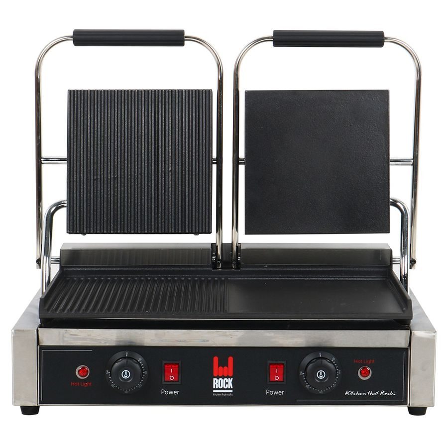 Гриль контактный Rock Kitchen RK-CG813B-SS