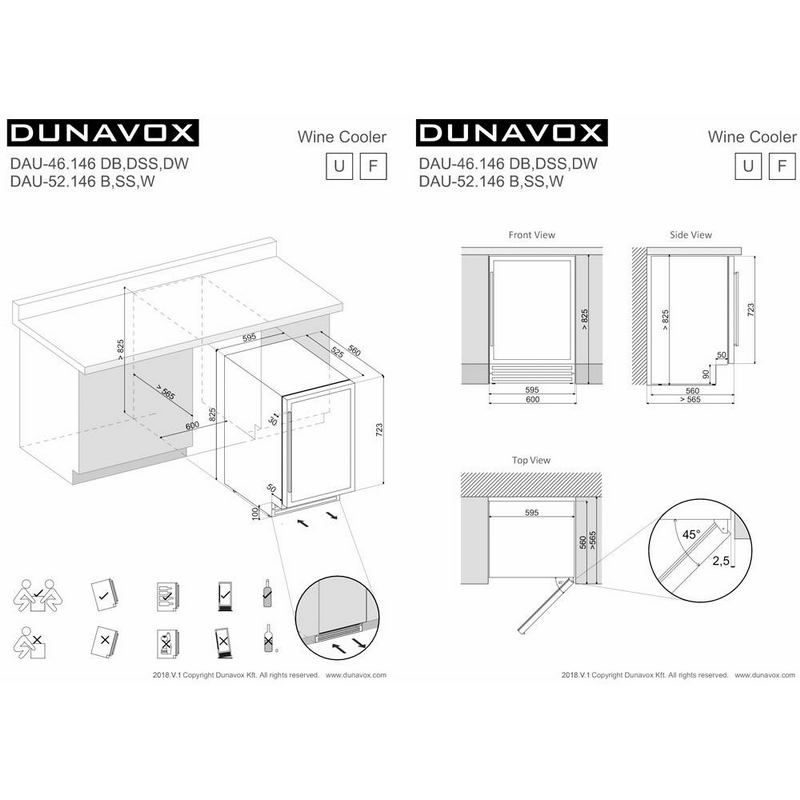 Фото Шкаф винный Dunavox DAU-39.121DB 8