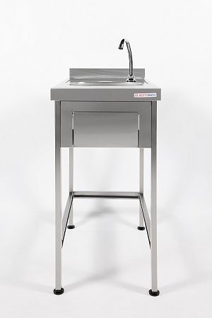 Фото Рукомойник металлический RESTOINOX напольный — арт. РНОКХГ-40/70-Б 2