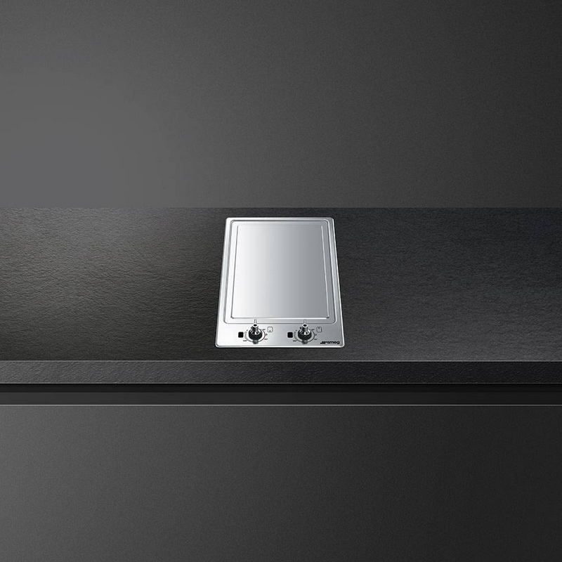 Фото Варочная панель электрическая SMEG гриль тепан — арт. PGF30T-1 2