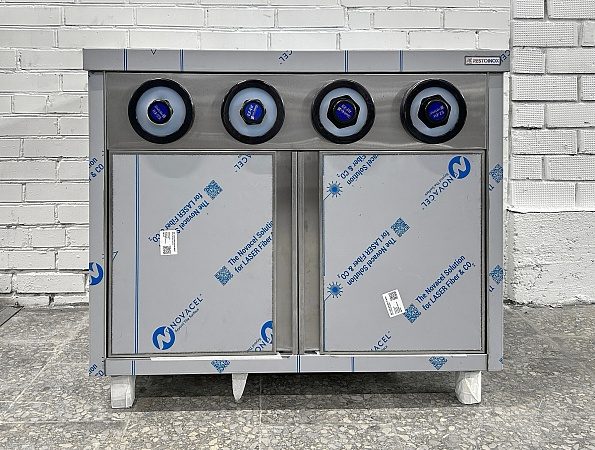 Фото Стол-тумба закрытый RESTOINOX с диспенсерами для стаканов — арт. СПЗРД4-12/6-Б 5