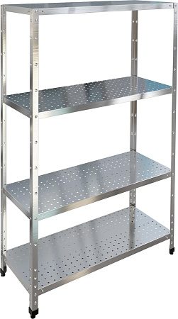 Стеллаж прямой перфорирован RESTOINOX СТПП-12/6-ЭЦ