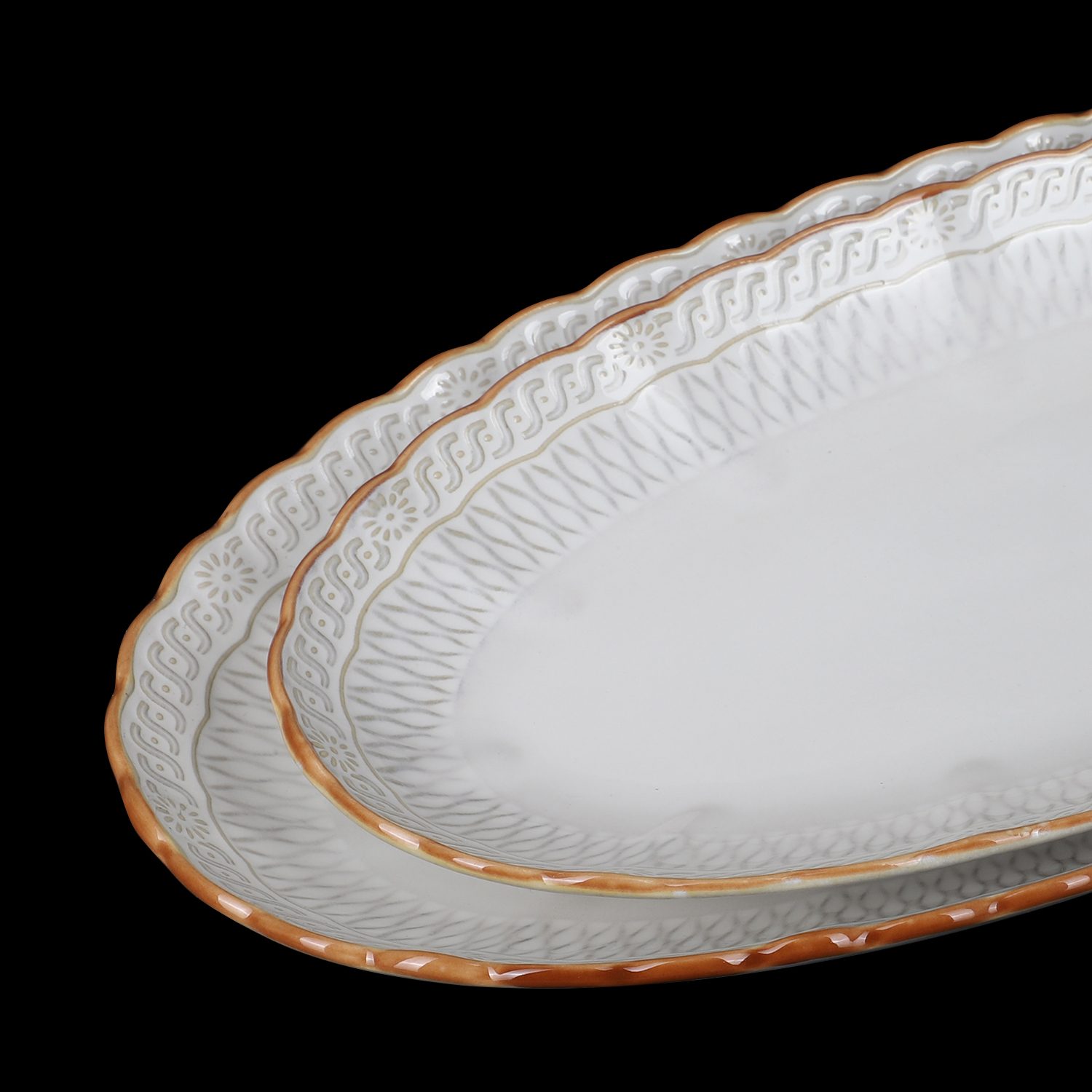 Фото Блюдо Corone Cinzano овальное 12" 310х153х32 мм [LQ-QD1373A] — арт. фк5510 4