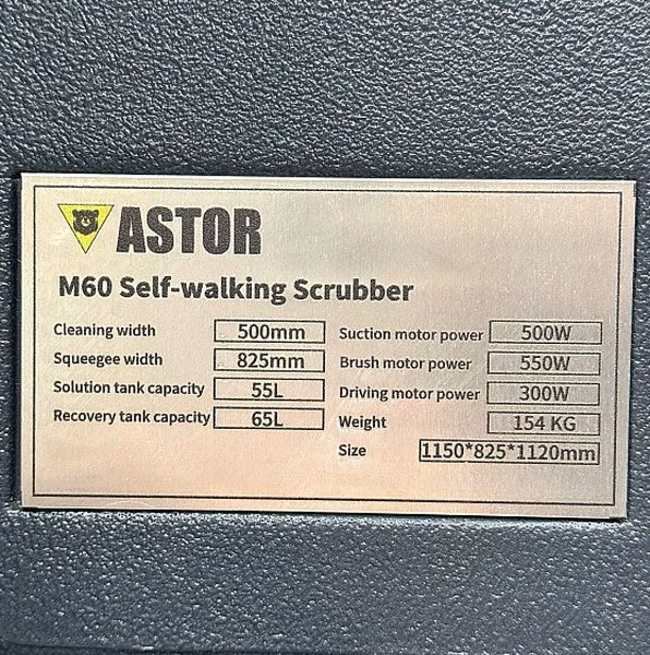 Фото Поломоечная машина ASTOR 100A гелей (с прив.хода) — арт. M60SW 13