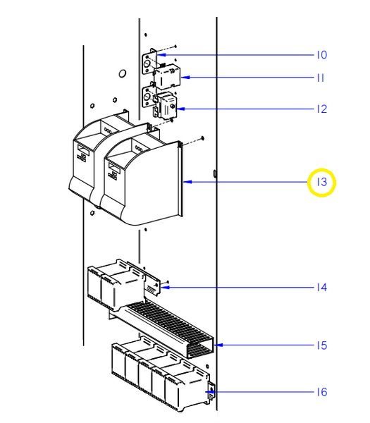 Блок управления FAGOR T323037 для печи эл.COE101