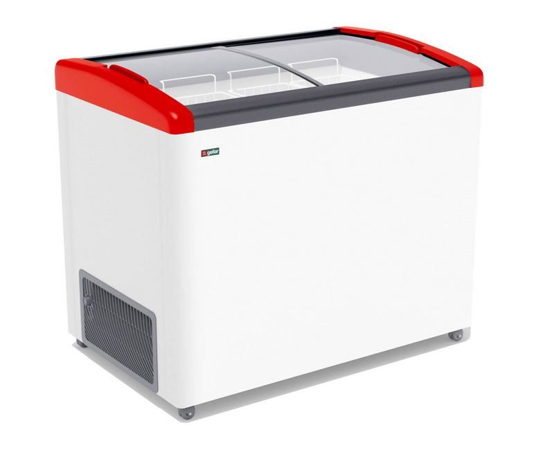 Морозильный ларь Gellar FG 375 E красный