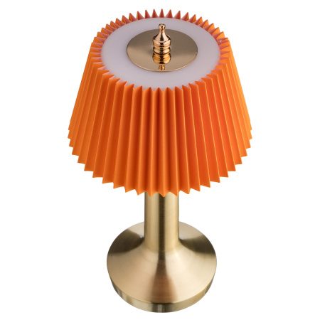 Фото Светильник настольный MGline LED PINE D 135 мм, H 265 мм, оранжевый 1