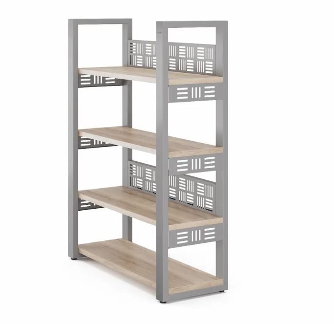 Фото Стеллаж открытый КОБОР SO4-100/36 aluminum/natural 3