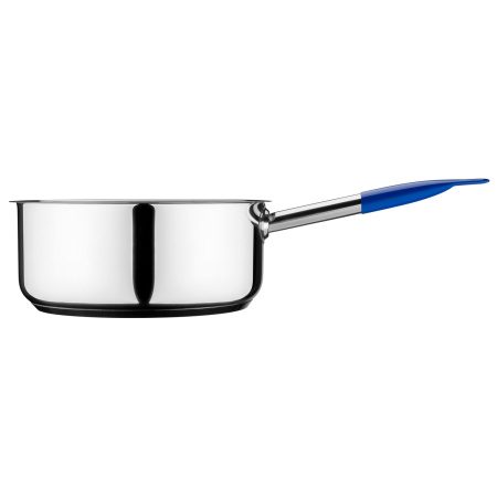 Фото Сотейник MGSteel 7,5 л, D 280 мм, H 120 мм (крышка LCW28) синяя ручка винил — арт. PSP28VBL 3