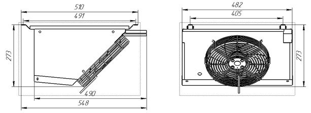 Фото Сплит-система Intercold LCM-108 FT (опция -10° С) 2