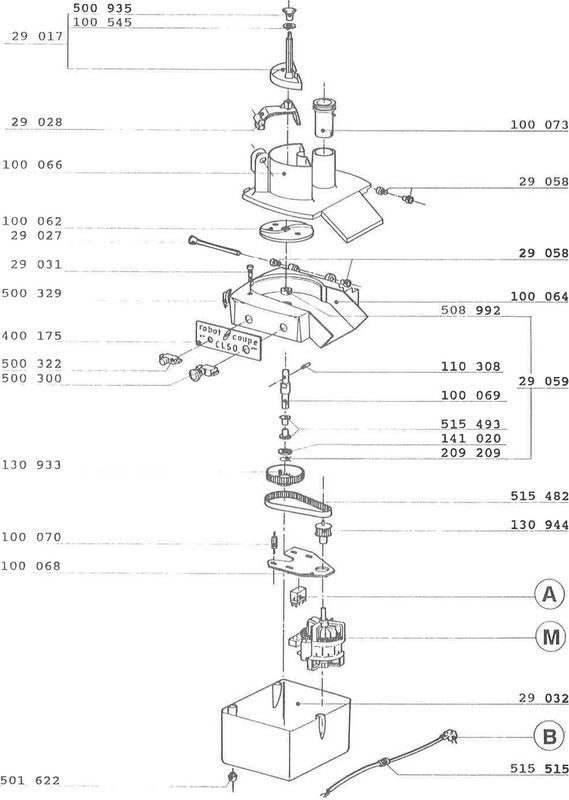 Фото Втулка Robot-coupe в сборе для СL 50А — арт. 515493S 1