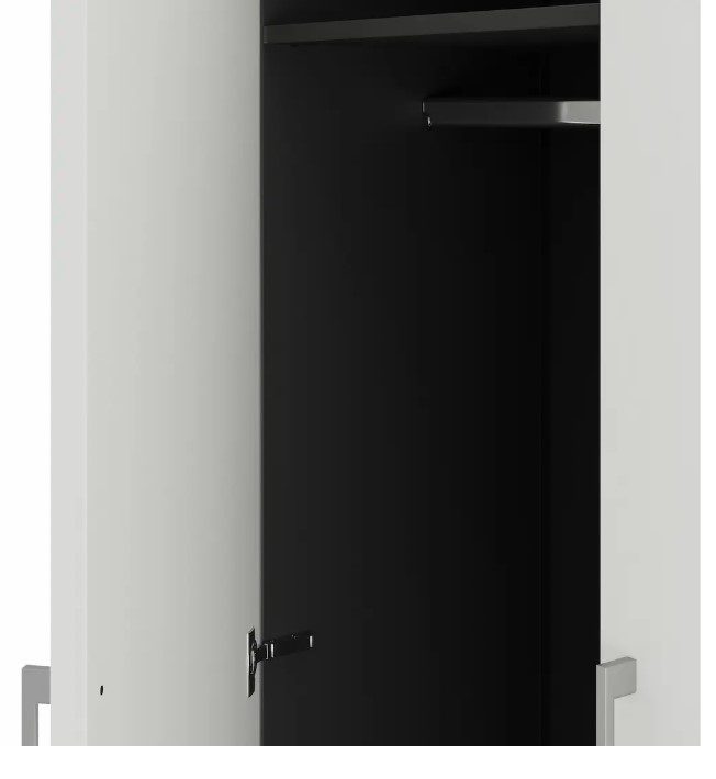 Фото Гардеробный шкаф распашной КОБОР HRG-90/40/M black/premium 1