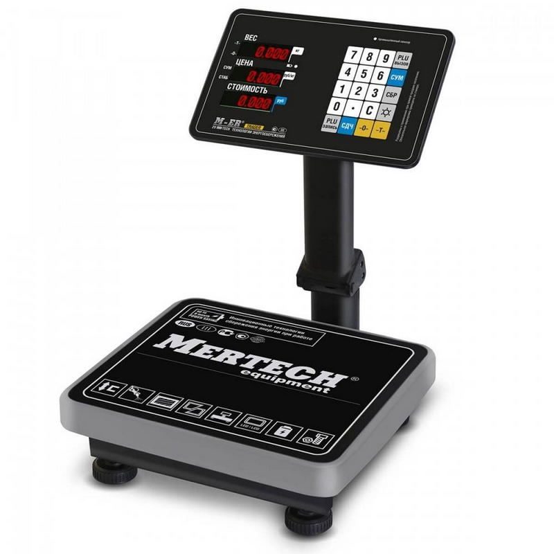 Весы напольные MERTECH M-ER 333 ACPU-32.5 с расч.