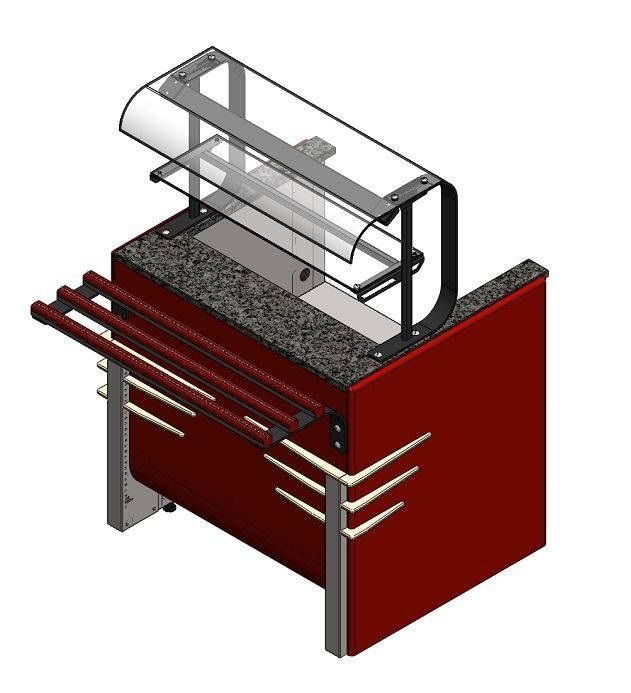 Фото Мармит для первых блюд Refettorio Case RМ11AS 805х700х1290(830) мм Refettorio — арт. С0000014721 1