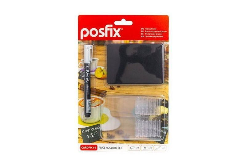 Ценникодержателей набор Posfix табл. А7, маркер)