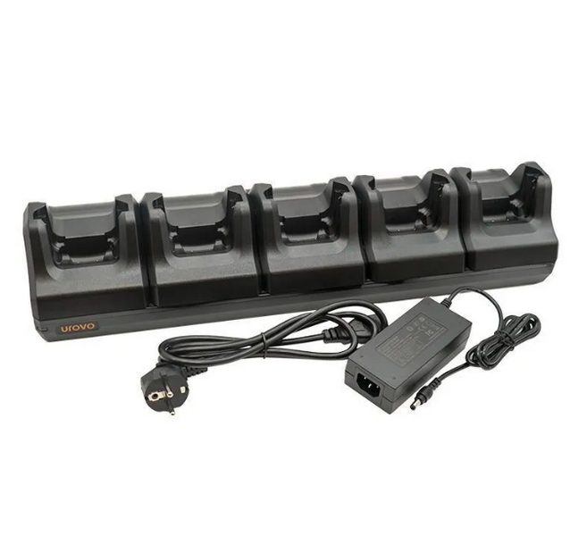 Фото Зарядная станция UROVO для DT40 5 слотов для ТСД — арт. 5BCDT4001 1