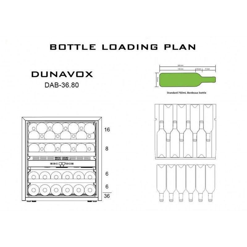 Фото Шкаф винный Dunavox DAB-36.80DB 3