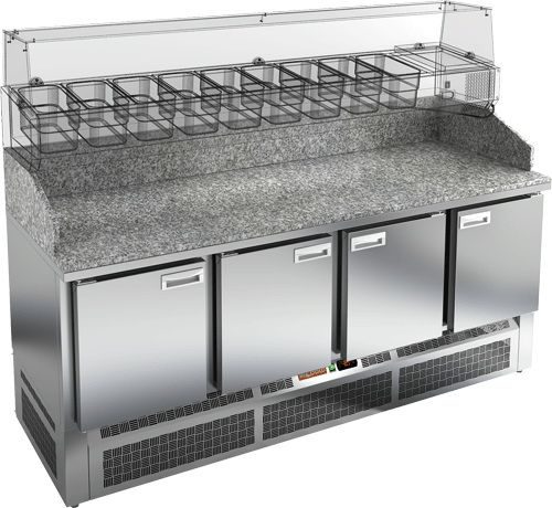 Стол для пиццы HICOLD PZE3-1111/SN камень