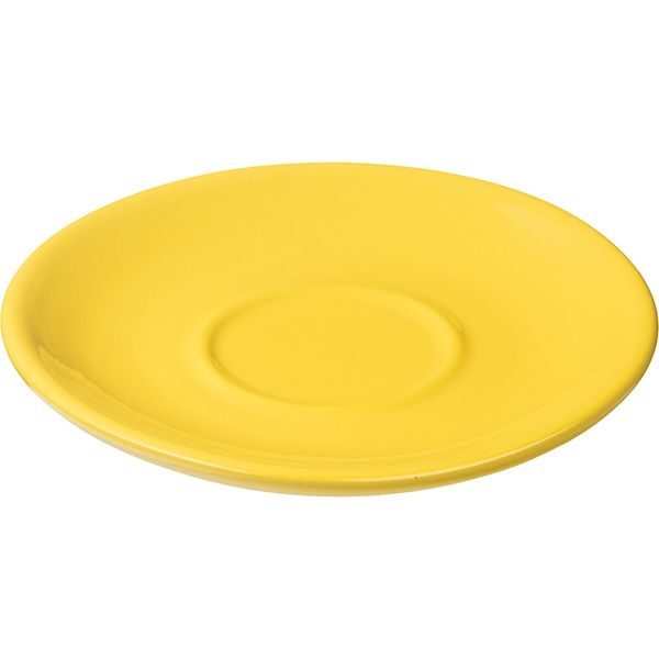 Фото Блюдце Doppio Пур-Амор фарфор D12/4, H1см, желт. — арт. 11.31.1/yellow 1
