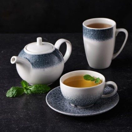 Фото Блюдце CHURCHILL Raku Topaz Blue D 156 мм — арт. RKTBCSS1 1