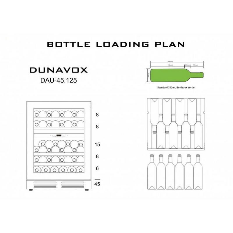 Фото Шкаф винный Dunavox DAU-45.125DOP.TO 1