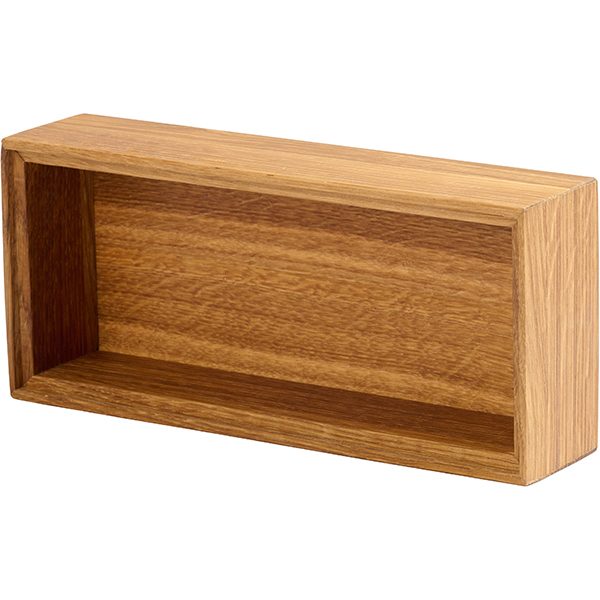 Фото Ящик для подачи с выемкой PPwood L 238 мм, B 105 мм, H 60 мм, дуб — арт. Q657O-06N 3