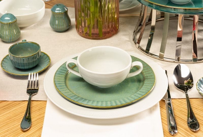 Фото Салатник Corone Rosenthal 150 мл, L 100 мм, B 70 мм голубой — арт. фк9913 6