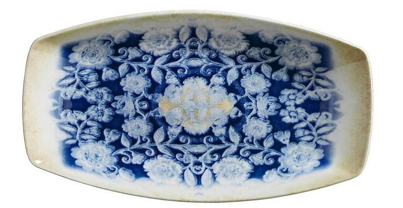 Блюдо Kutahya Blue Blanc L артикул BNBOH19KY891310