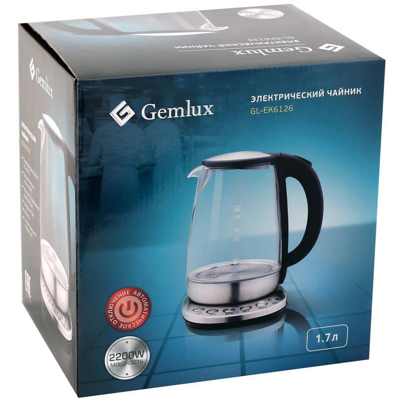 Фото Чайник электрический Gemlux GL-EK6126 — арт. eqv00025789 4