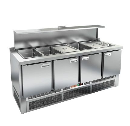 Стол для салатов HICOLD SLE3-1111GN с крышкой