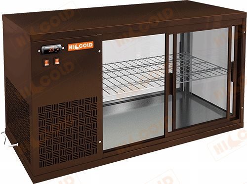 Витрина холодильная HICOLD VRL 1100 L BROWN