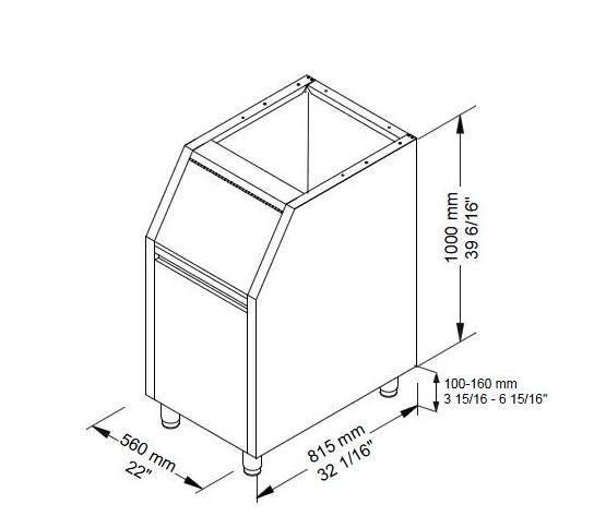 Фото Бункер для льда Brema BIN 110*G-TM22 — арт. 30098SV0009999 1