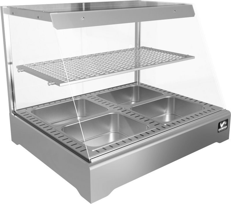 Фото Витрина тепловая настольная КОБОР CR1-80H Silver 3