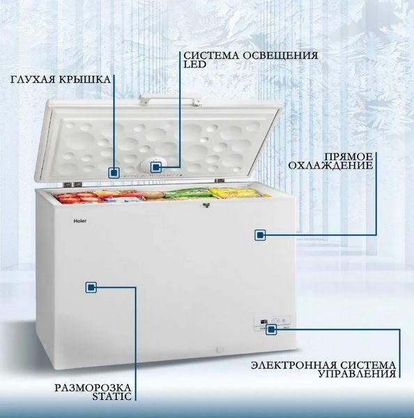Фото Морозильный ларь HAIER HCE519R — арт. B30GMCE2JRU 3