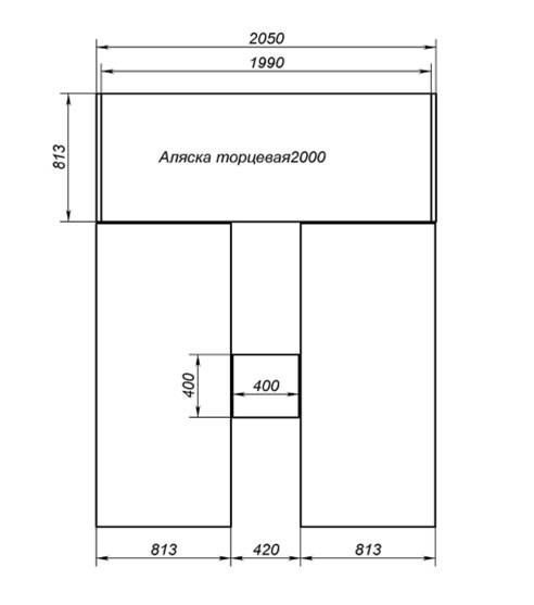 ПРЕМЬЕР Аляска 60 200 торцевая Аляска 60 200