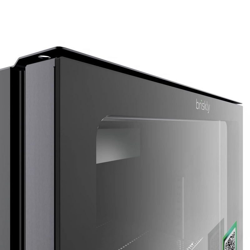Фото Шкаф холодильный Briskly Smart 5 Ultra c безрамочной дверью (RAL 7024) 2
